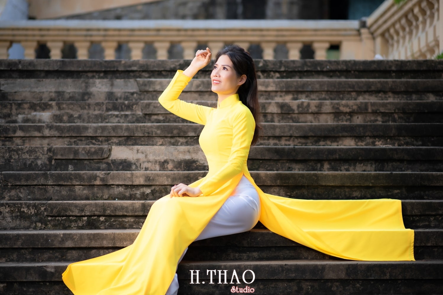 Ao dai quan 1 1 - Tổng hợp album ảnh chụp áo dài ngoại cảnh tuyệt đẹp ở Tp.HCM