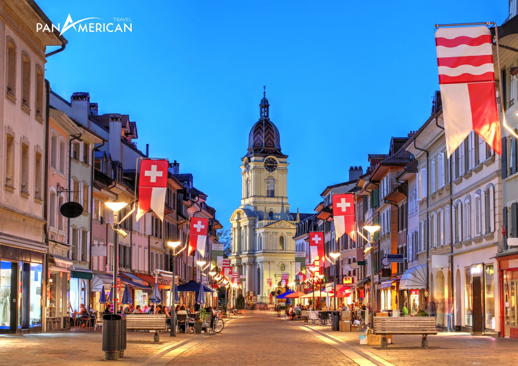 Nằm trên bản đồ châu Âu, Thụy Sĩ giáp với Ý - Pháp - Đức - Áo và Liechtenstein. 