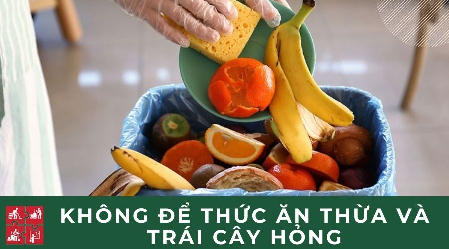 Đuổi bồ hóng bằng cách thường xuyên đổ rác