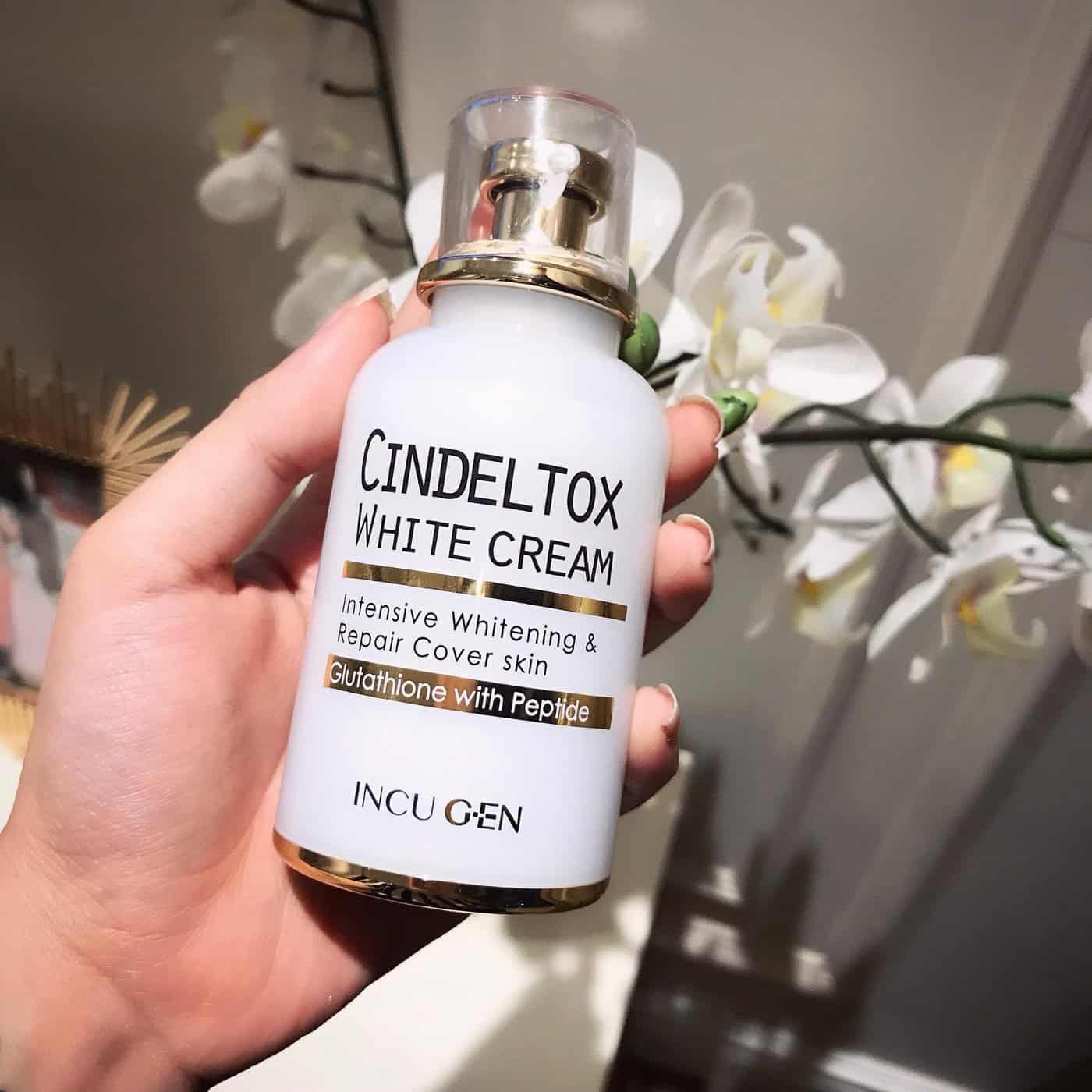 Kem dưỡng trắng da Cindeltox White Cream 50ml