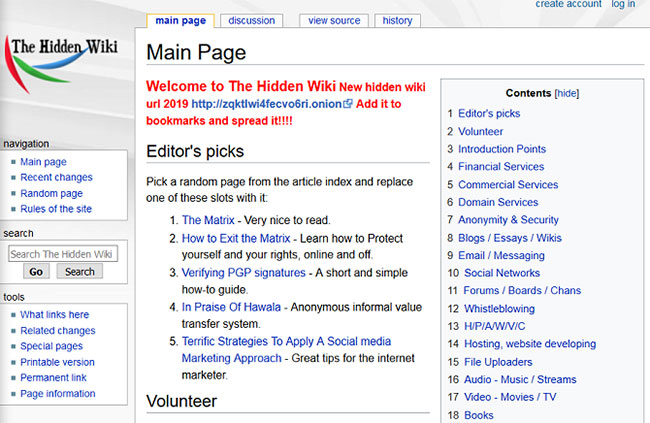 Hidden Wiki