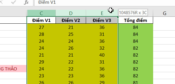 Hướng dẫn 4 cách bôi đen trong Excel đơn giản và nhanh chóng