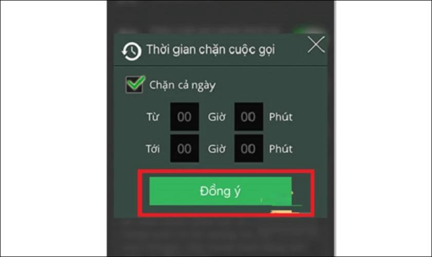 Chọn thời gian chặn số lạ trên iPhone