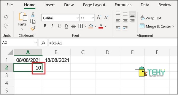 Hàm công trừ trong excel