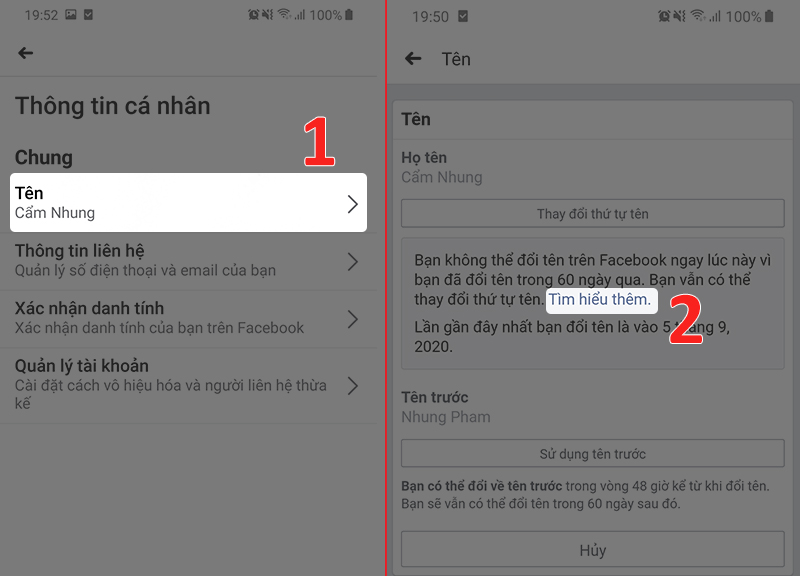 Hướng dẫn đổi tên Facebook bằng cách gửi ảnh giấy tờ tùy thân (2)