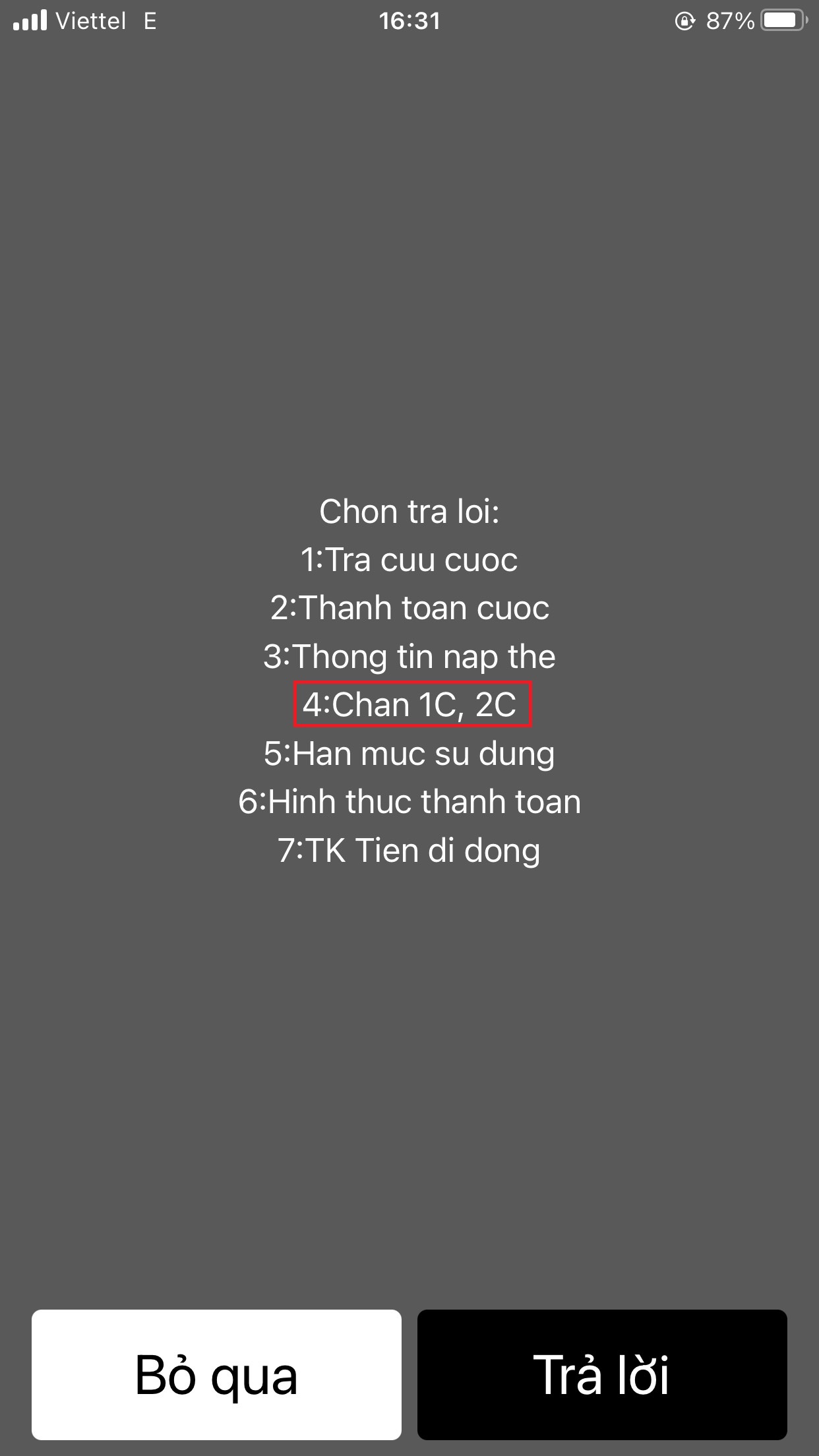 bấm chọn 1 chặn 1Chiều