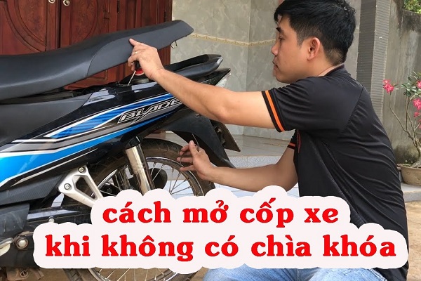 Cách để mở cốp xe Wave thông thường rất đơn giản và không cần nhiều thời gian