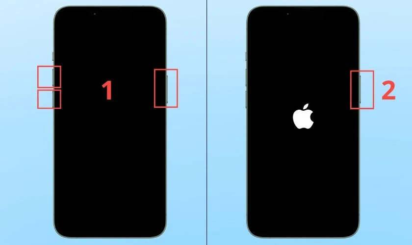 Cách tắt nguồn và khởi động lại iPhone 12 khi bị đơ màn hình qua thao tác Force Restart