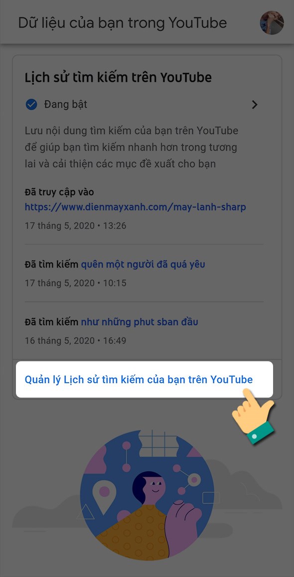 Quản lý lịch sử