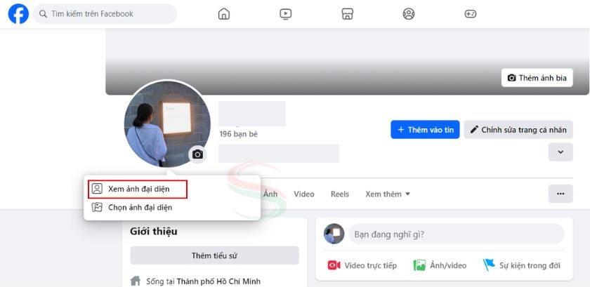 Cách xóa ảnh đại diện trên Facebook