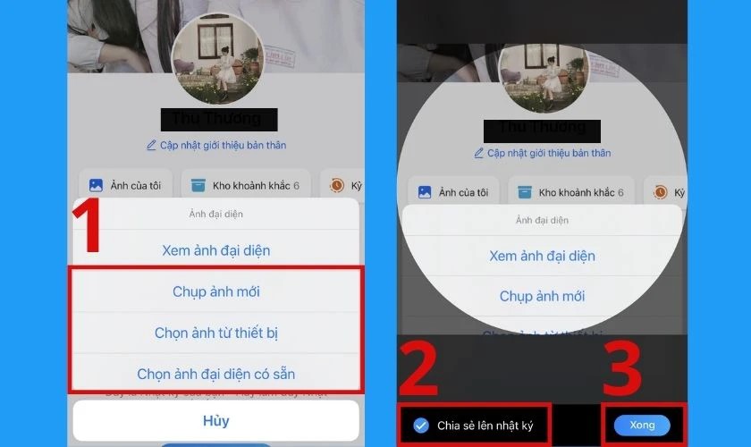 chặn người lạ xem ảnh