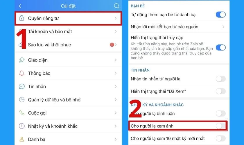 Cách xóa ảnh đại diện Zalo trên nhóm chat