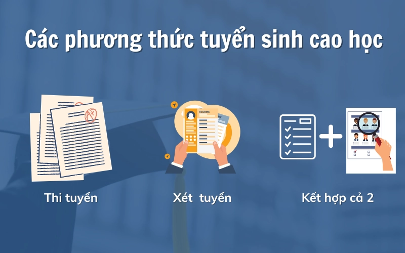 phương thức xét tuyển cao học