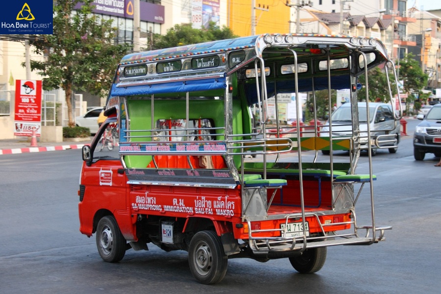 Xe Songthaew được xem là “nét đặc trưng” của Pattaya Thái Lan