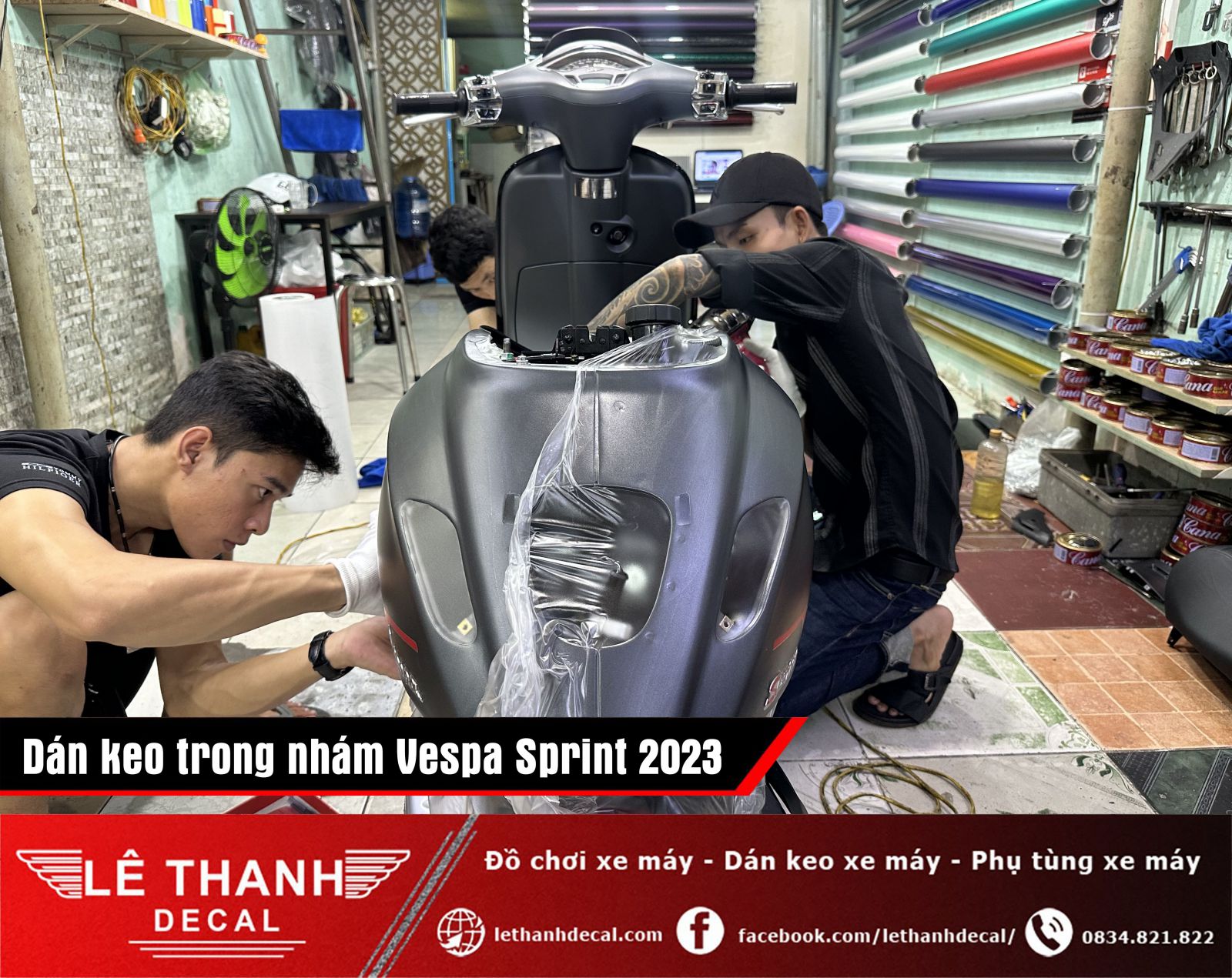 Dán xe Vespa : TOP 10+ mẫu dán xe Vespa sành điệu nhất