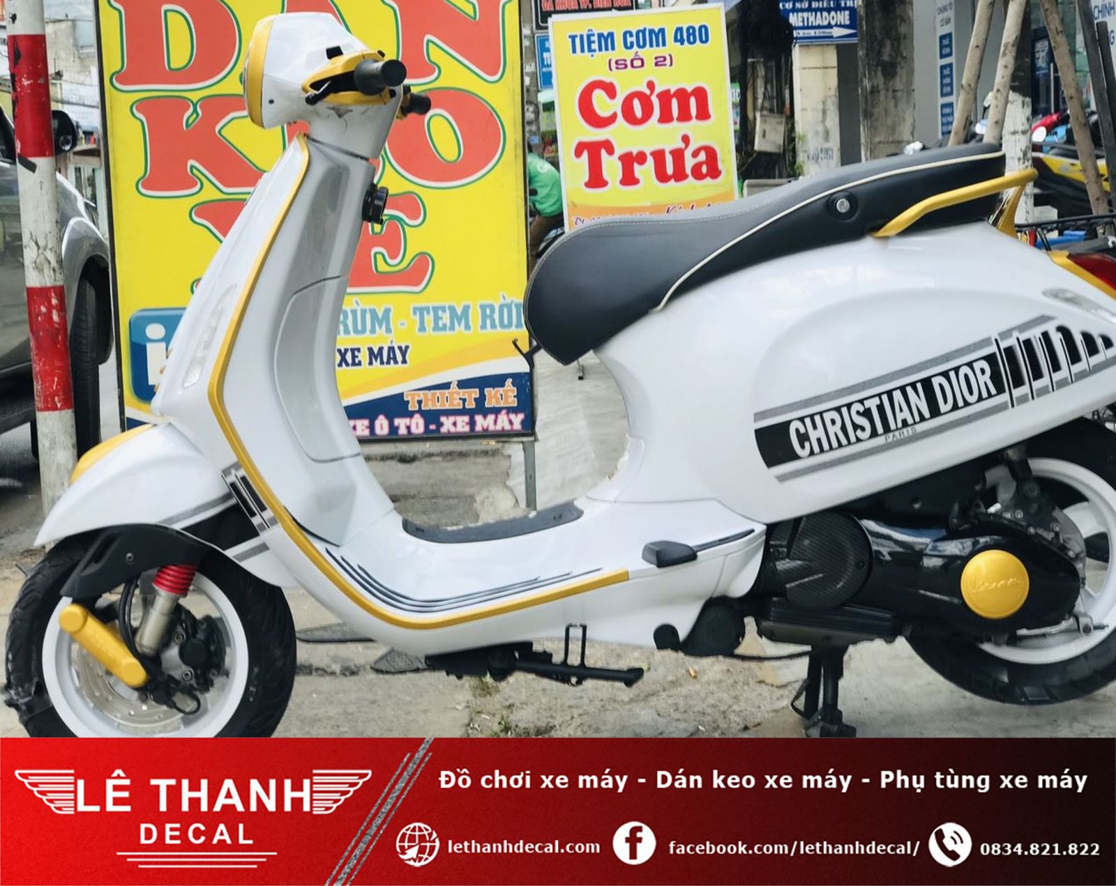 Dán xe Vespa : TOP 10+ mẫu dán xe Vespa sành điệu nhất