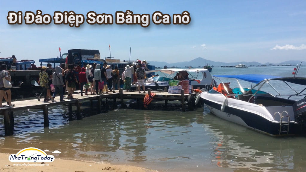 Đi Điệp Sơn bằng cano