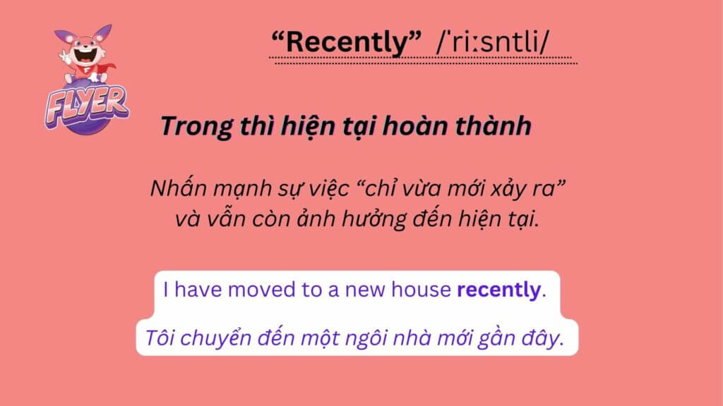 “Recently” là thì gì? Tổng hợp từ A đến Z cách dùng “recently” trong tiếng Anh 