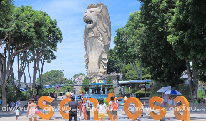 Công viên Merlion điểm đến hấp dẫn nhất Sigapore