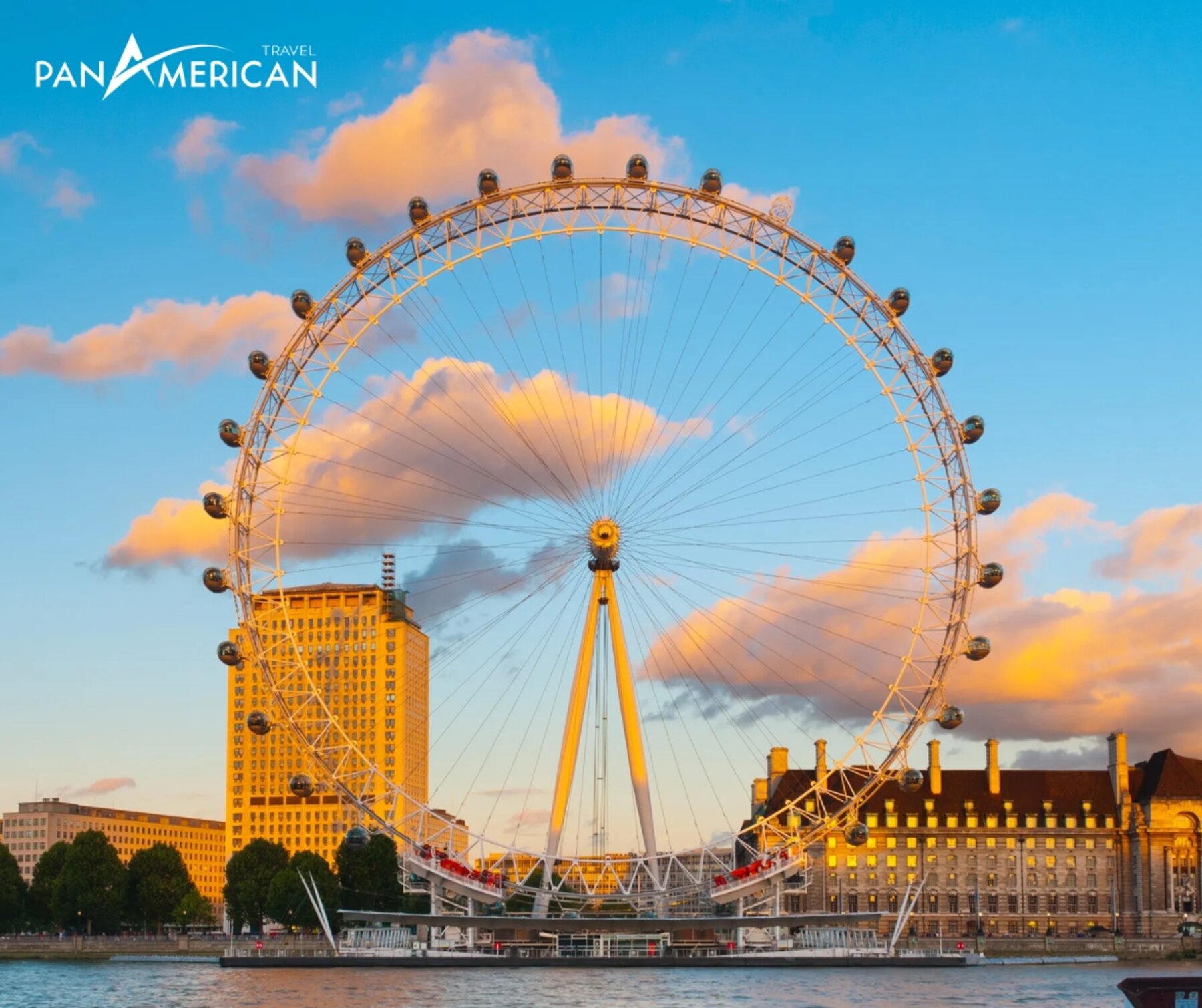 Con mắt của London trong ánh hoàng hôn