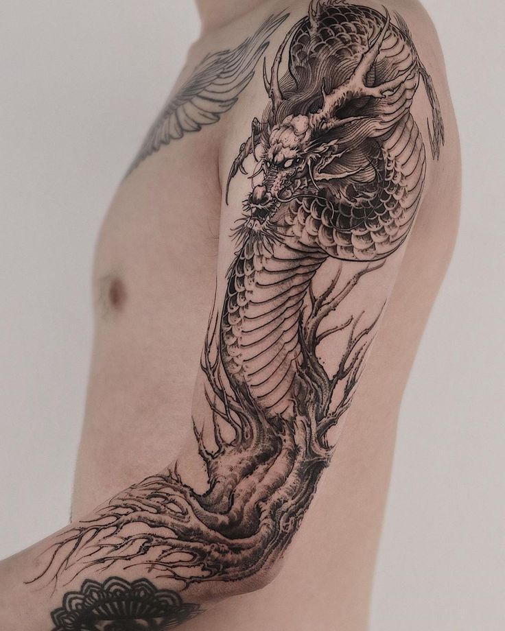 tatto full cánh tay phù hợp cho phái yếu