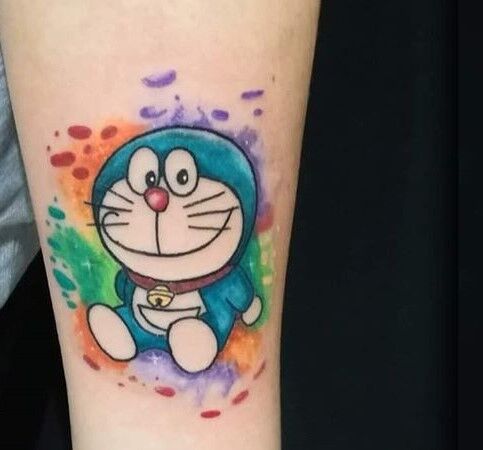 hình xăm doraemon