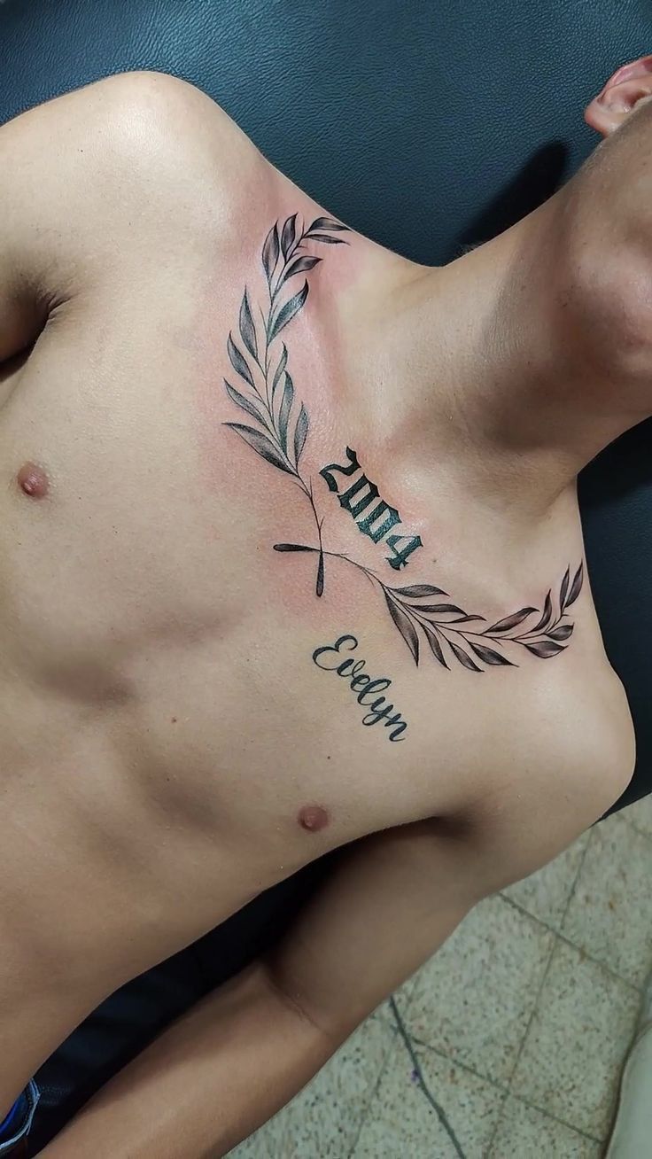 cực phong cách với mẫu tattoo năm sinh