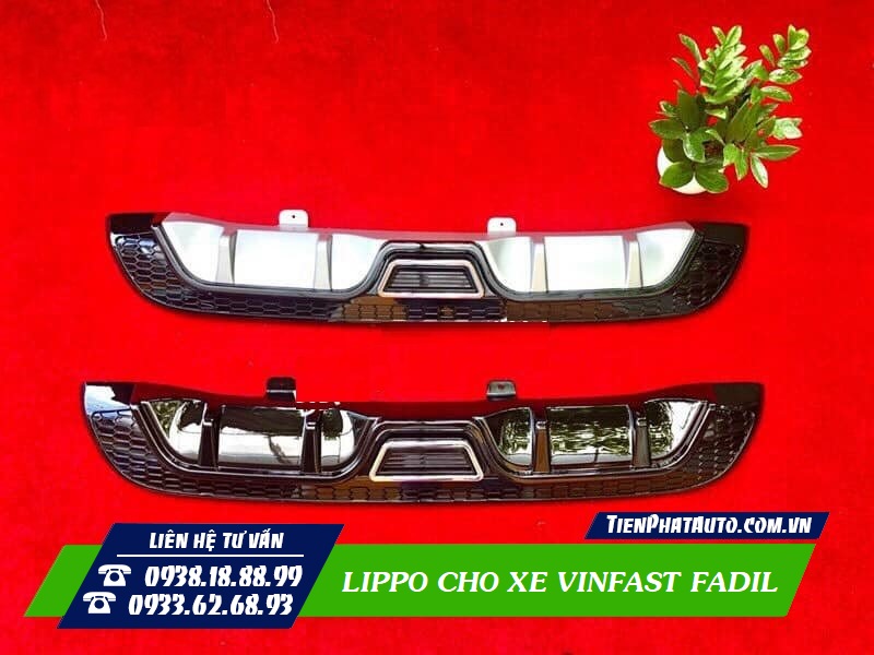 Mẫu Lippo độ xe Vinfast Fadil với ống xả ở giữa thể thao