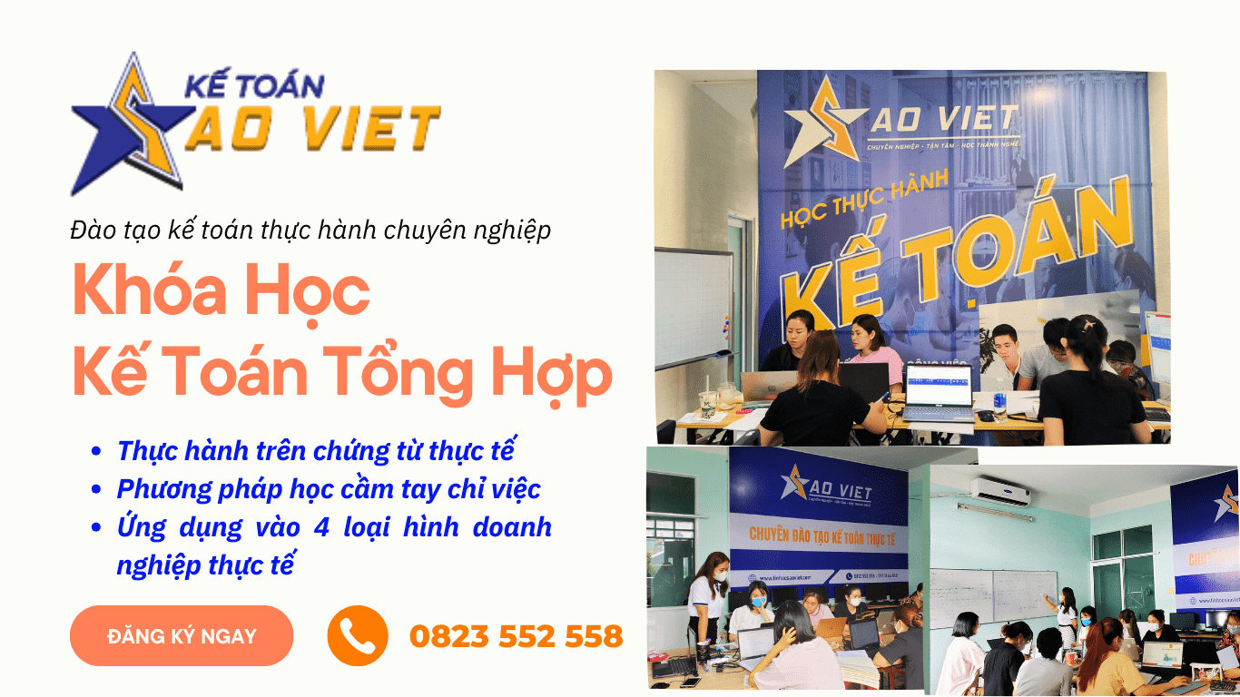 Khóa học kế toán tổng hợp thực hành