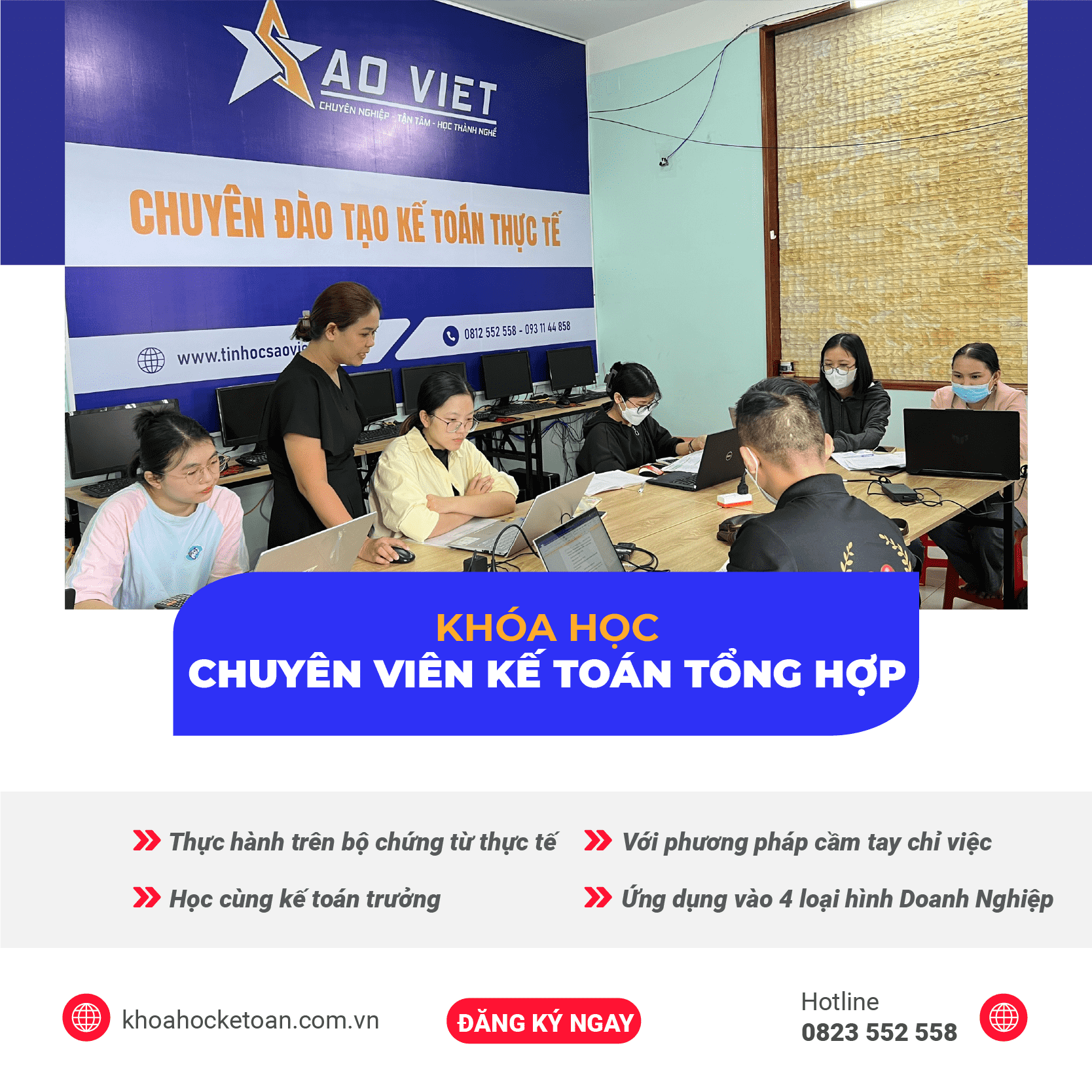 Khóa học chuyên viên kế toán tổng hợp