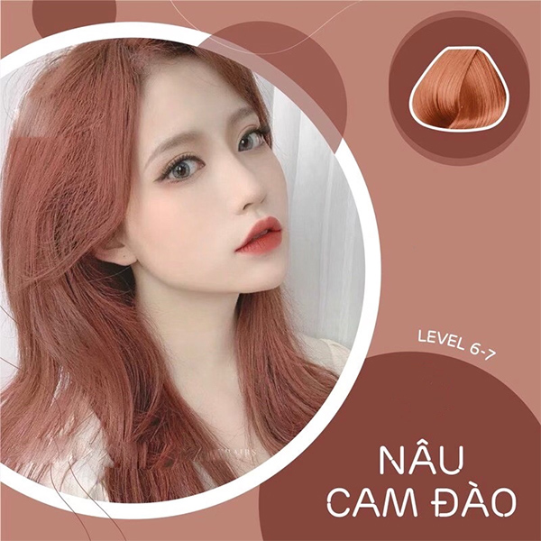 Top 10 màu tóc nâu cam đẹp ấn tượng trẻ trung hot nhất hiện nay - 3