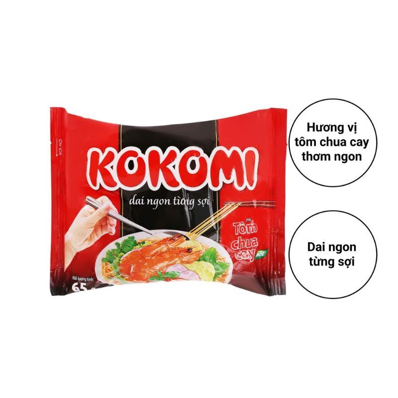 Mì tôm chua cay Kokomi gói 65g