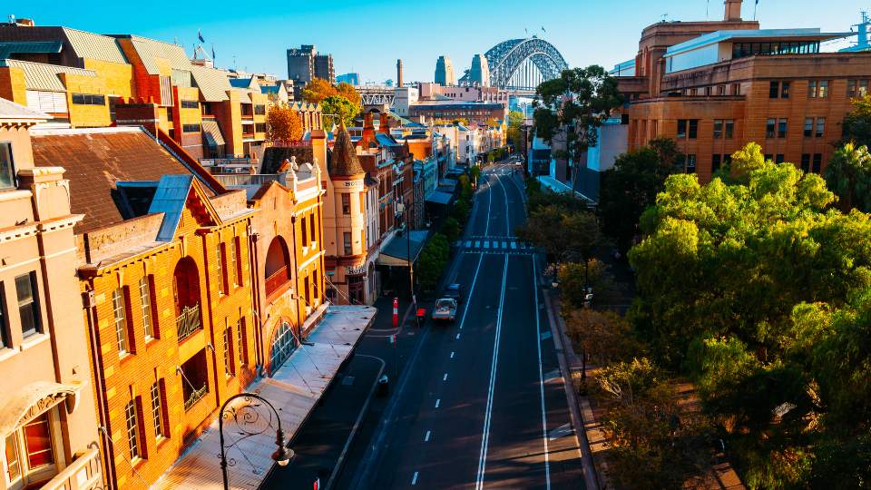 Khu Phố Cổ The Rocks là một trong những nét văn hóa lâu đời nhất tại Sydney.