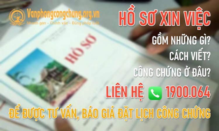 Công chứng sơ yếu lý lich ở TP.HCM