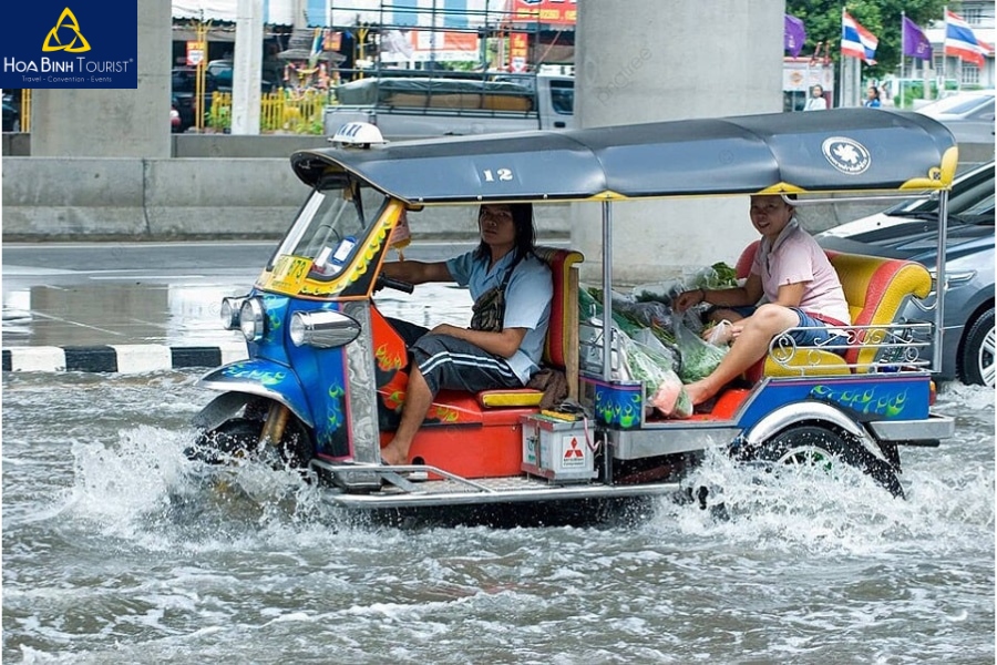 Mùa mưa tại Thái Lan thay đổi theo từng vùng