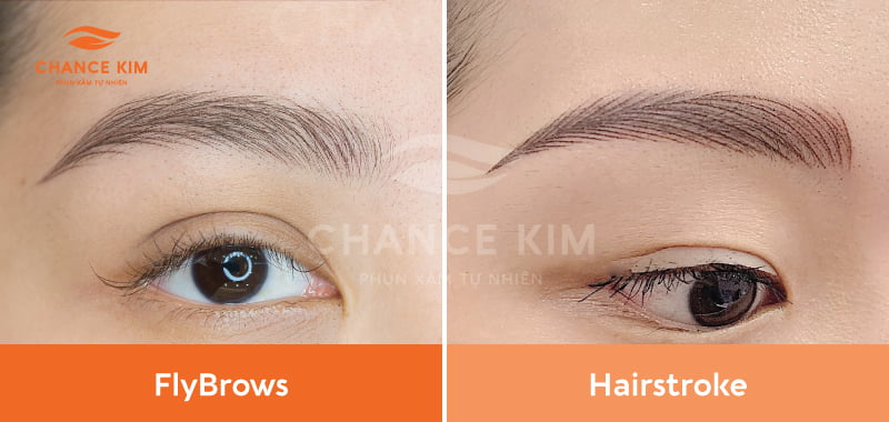 So sánh chân mày Hairstroke và FlyBrows - 2 phương pháp làm đẹp chân mày tiên tiến nhất hiện nay