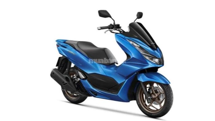 Honda PCX với màu Xanh Caribbean Blue nổi bật