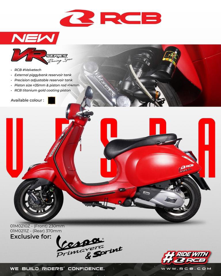 Dành cho 2 dòng xe Vespa Sprint và Vespa Primavera