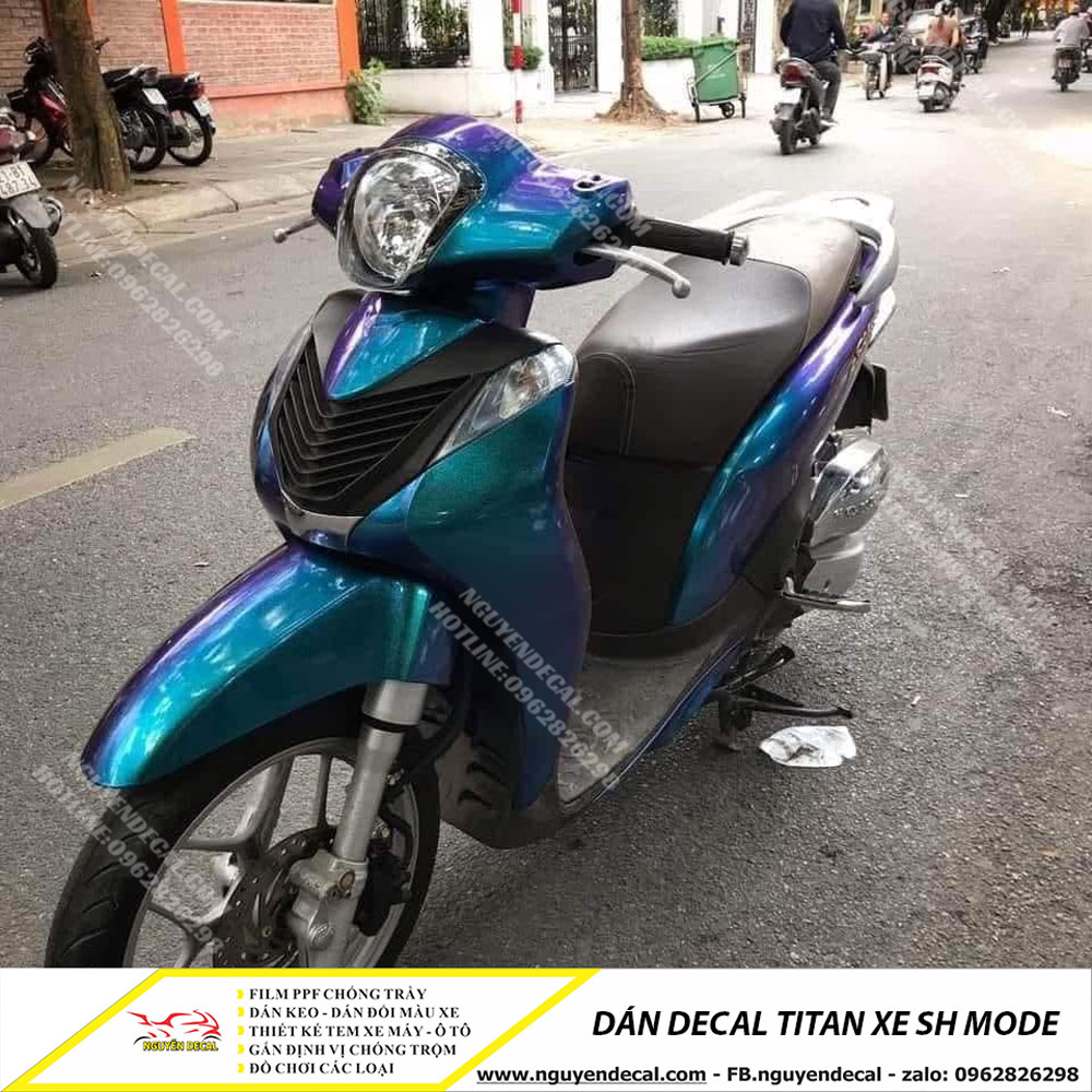 Mẫu dán xe Sh mode