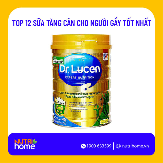 sữa tăng cân Sữa Dr. Lucen GainMax