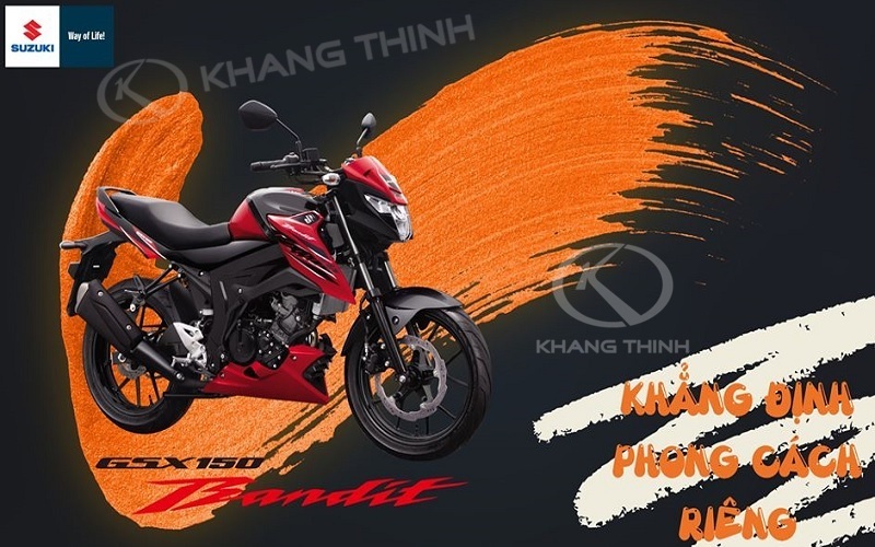 Suzuki GSX150 Bandit mang phong cách mạnh mẽ và thể thao