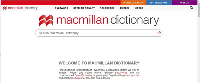 macmillan dictionary