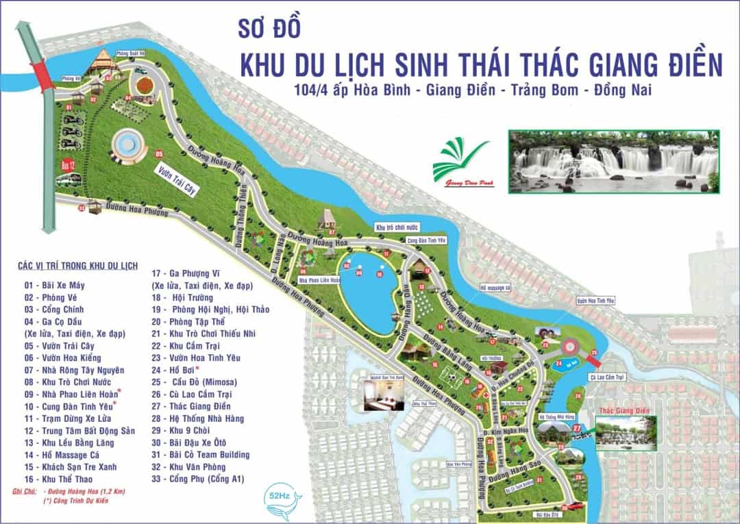 Khu du lịch sinh thái Thác Giang Điền có gì chơi?