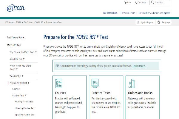 đề thi thử toefl