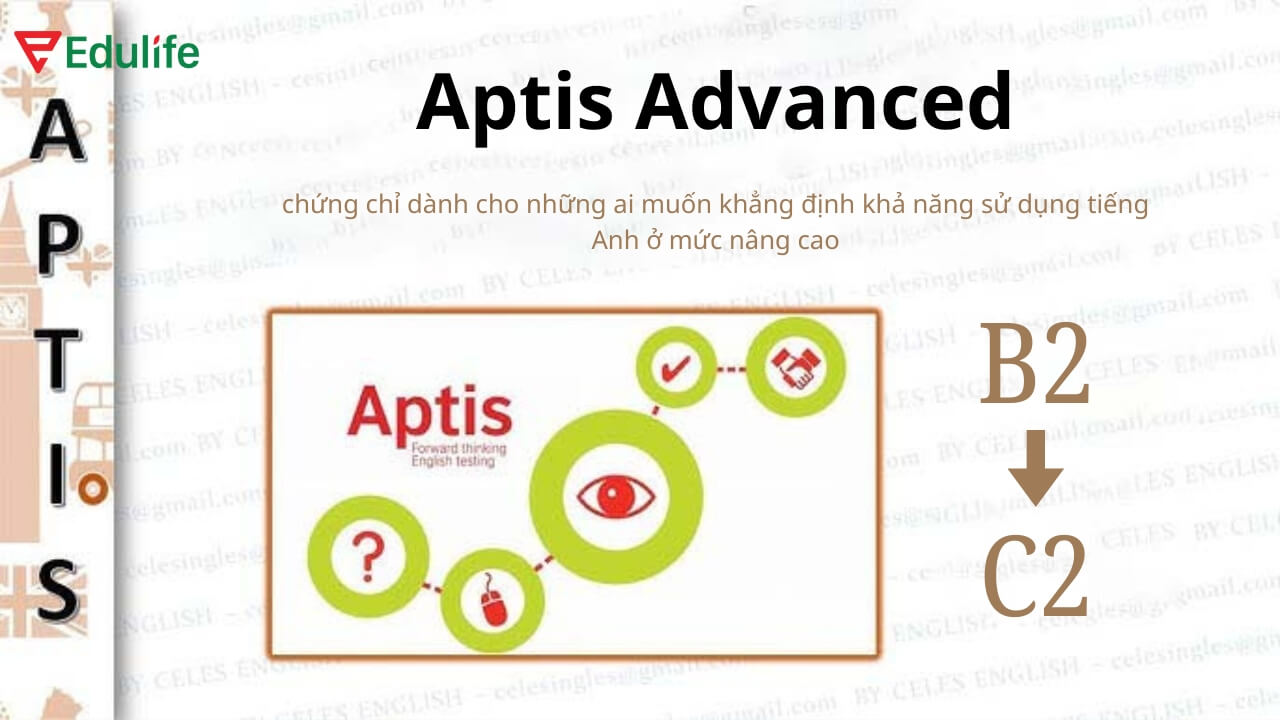 Đặc điểm của chứng chỉ Aptis Advanced