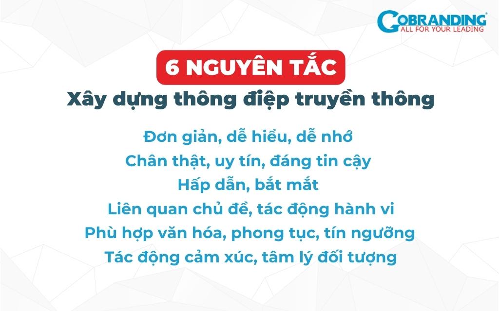 nguyên tắc thông điệp truyền thông