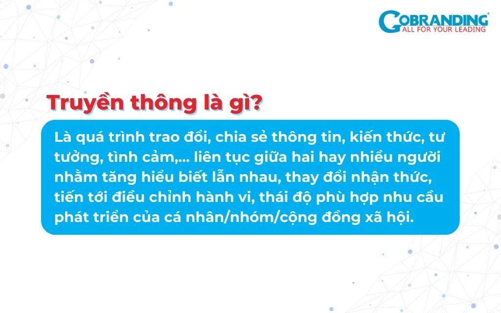 truyền thông là gì