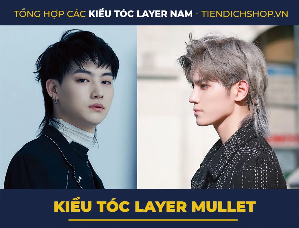 Kiểu Tóc Mullet layer nam đẹp