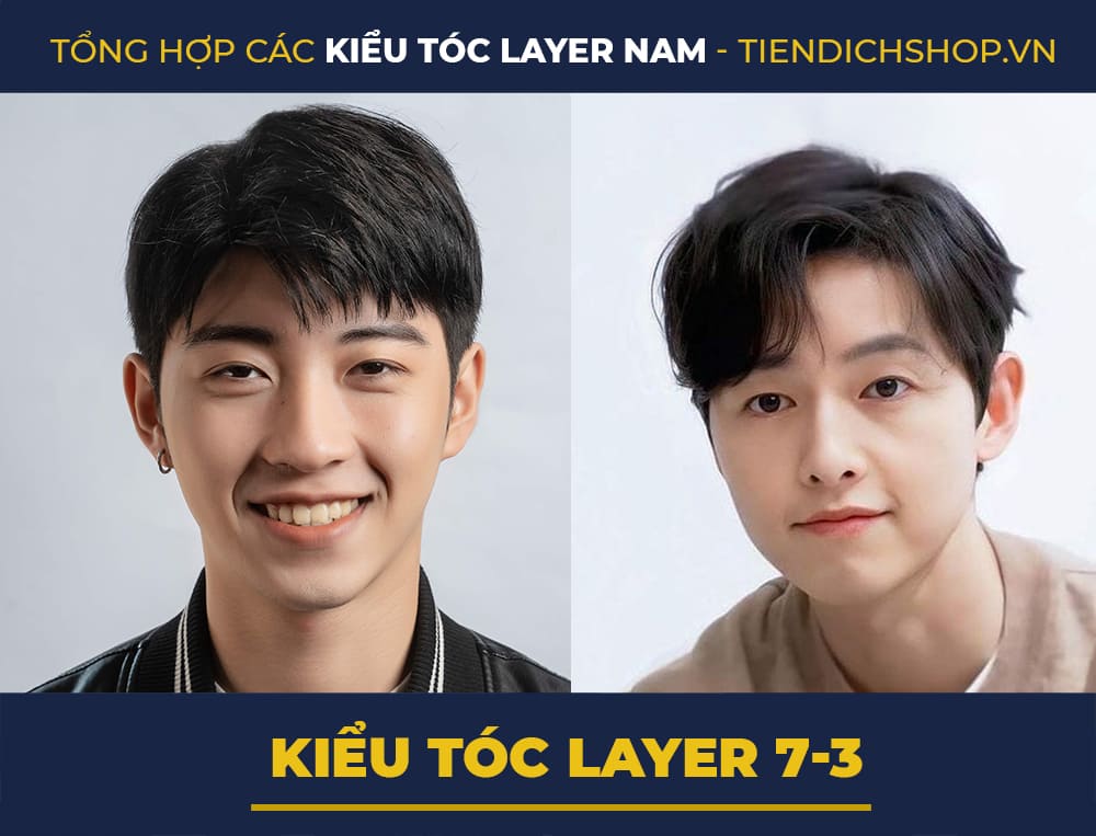 Kiểu Tóc layer nam 7/3 đẹp