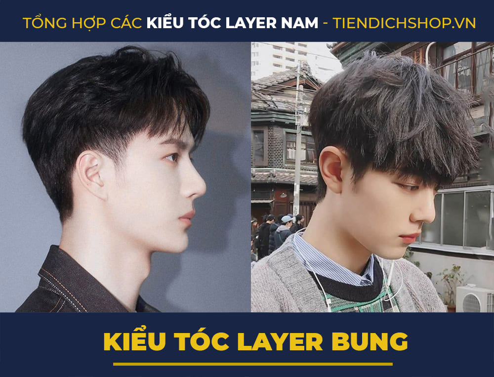 Kiểu tóc layer bung nam đẹp